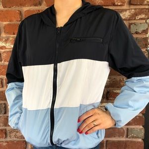 BRANDY MELVILLE - Striped Windbreaker / Jacket